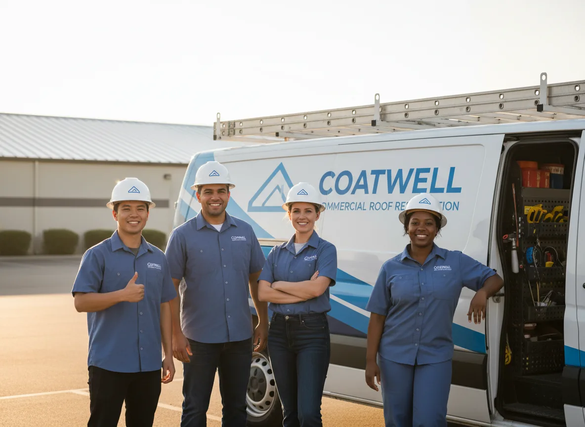 Commercial roof coating company in Hartly, DE